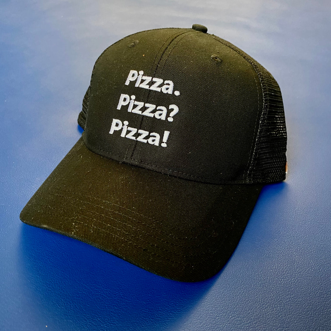 Pizza. Pizza? Pizza! Embroidered Hat
